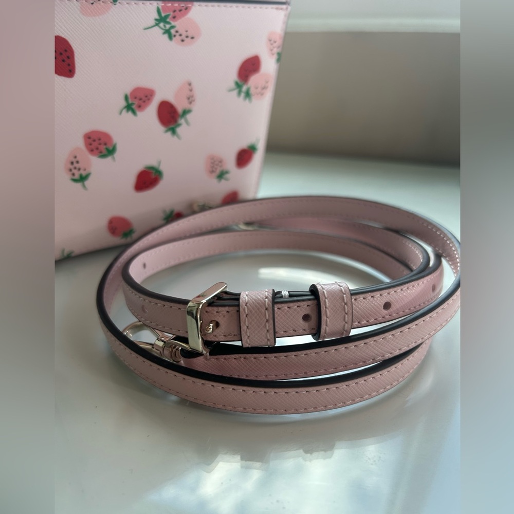 Kate Spade Strawberry Pink Small Crossbody - Picture 10 of 15